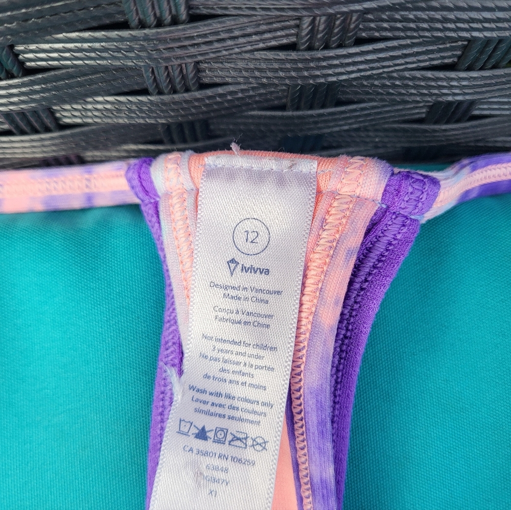 Ivivva Purple Racerback Tank Top - Picture 3 of 3